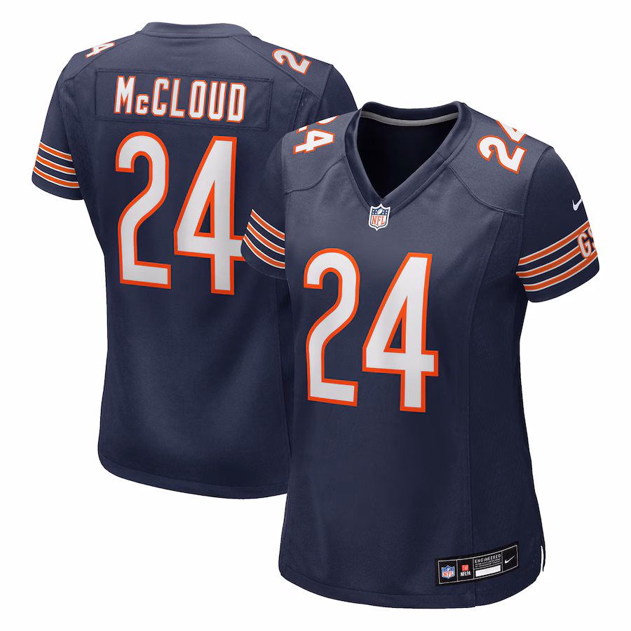 Women's Chicago Bears Nick McCloud Nike Navy Team Game Jersey - Puhuasuan