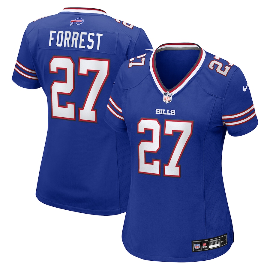 Women's Buffalo Bills Darrick Forrest Nike Royal Team Game Jersey - Puhuasuan