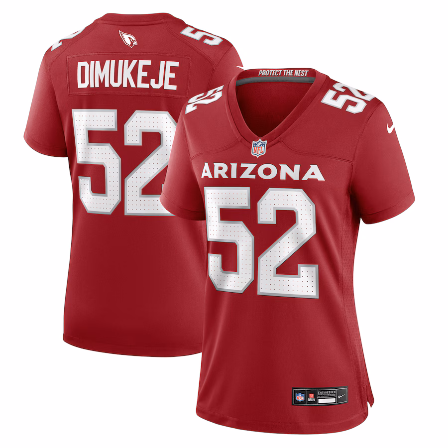 Women's Arizona Cardinals Victor Dimukeje Nike Cardinal Game Jersey - Puhuasuan