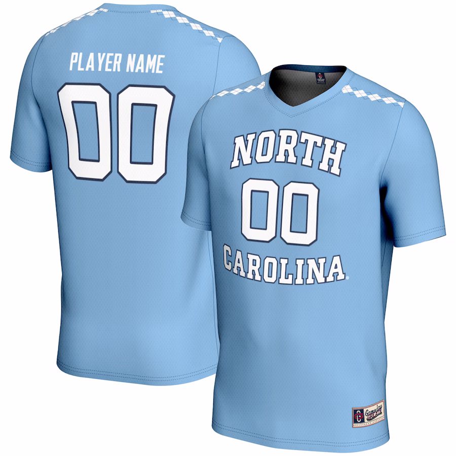 North Carolina Tar Heels GameDay Greats Youth NIL Pick-A-Player Women's Lacrosse Lightweight Jersey - Carolina Blue - Puhuasuan