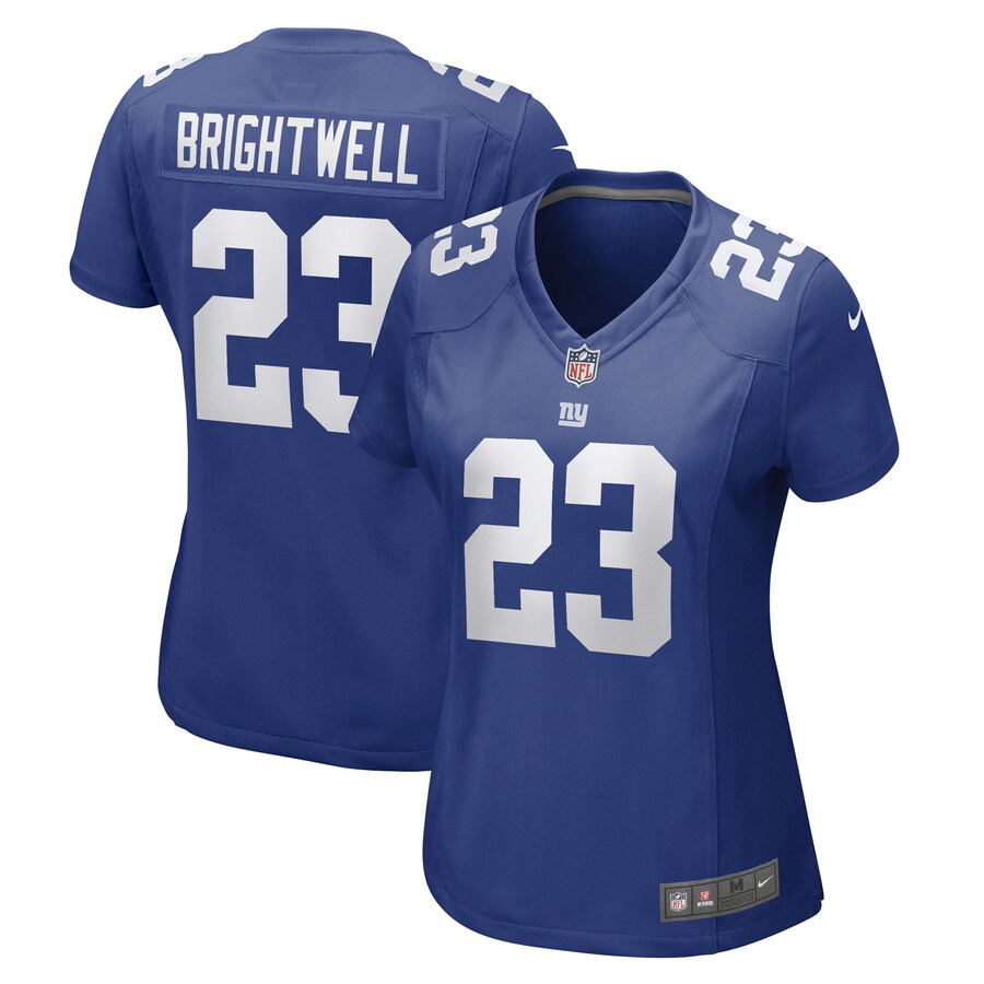 Women's New York Giants Gary Brightwell Nike Royal Team Game Player Jersey - Puhuasuan