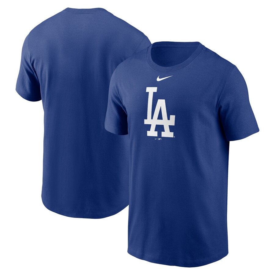 Men's Los Angeles Dodgers Nike Royal Fuse Logo T-Shirt - Puhuasuan