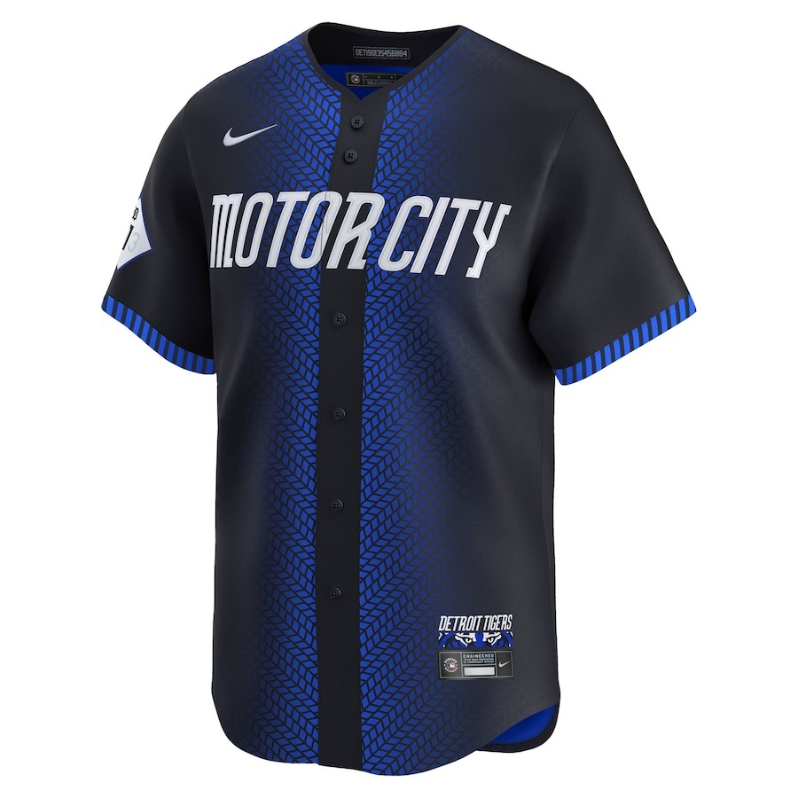Men's Detroit Tigers Riley Greene Nike Navy 2024 City Connect Limited Jersey - Puhuasuan