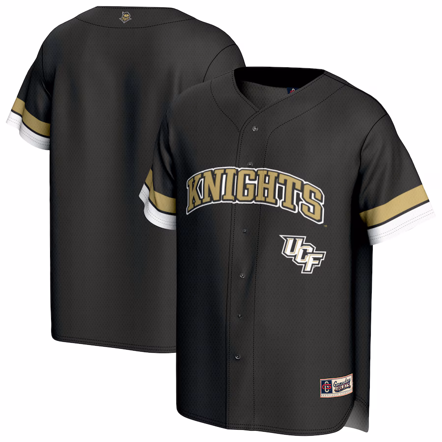 Unisex GameDay Greats Black UCF Knights Spirit Baseball Jersey - Puhuasuan