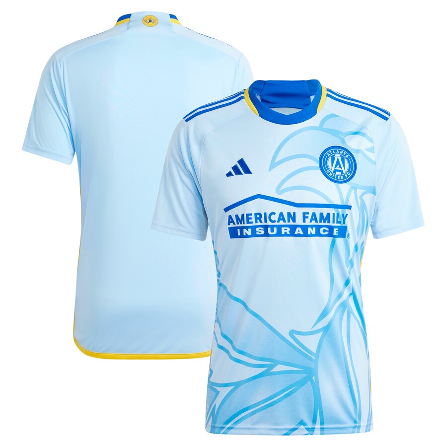Men's Atlanta United FC  adidas Light Blue 2024 The Resurgens Kit Replica Jersey - Puhuasuan
