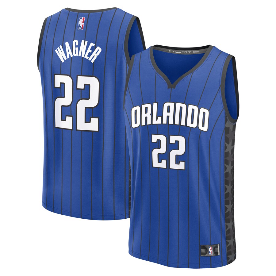 Youth Orlando Magic Franz Wagner Fanatics Blue Fast Break Replica Player Jersey - Statement Edition - Puhuasuan