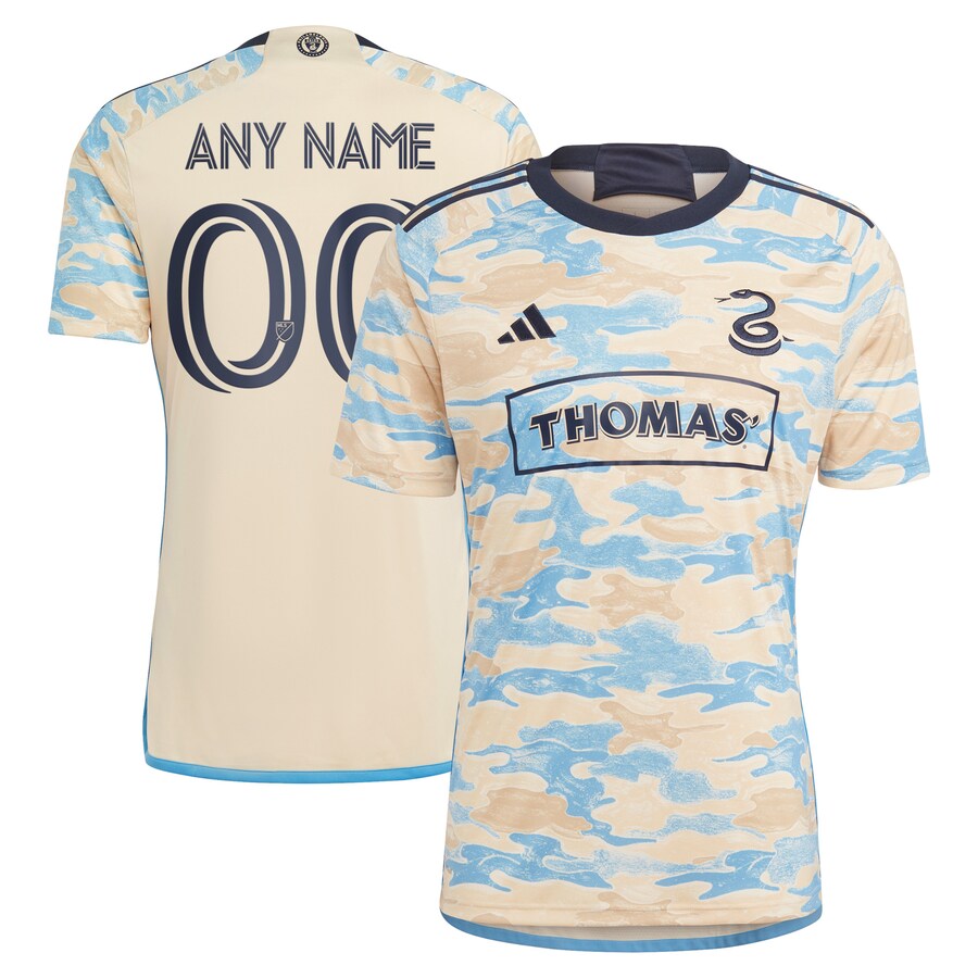 Men's Philadelphia Union adidas Tan 2023 For Philly Replica Custom Jersey - Puhuasuan