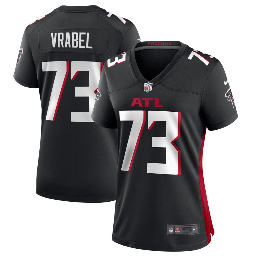 Women's Atlanta Falcons Tyler Vrabel Nike Black Player Game Jersey - Puhuasuan