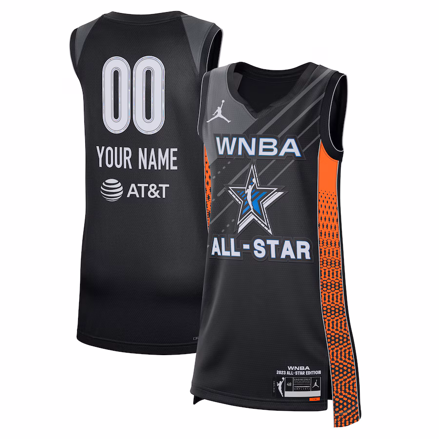 Unisex Jordan Brand Black 2023 WNBA All-Star Game Custom Victory Jersey - Puhuasuan