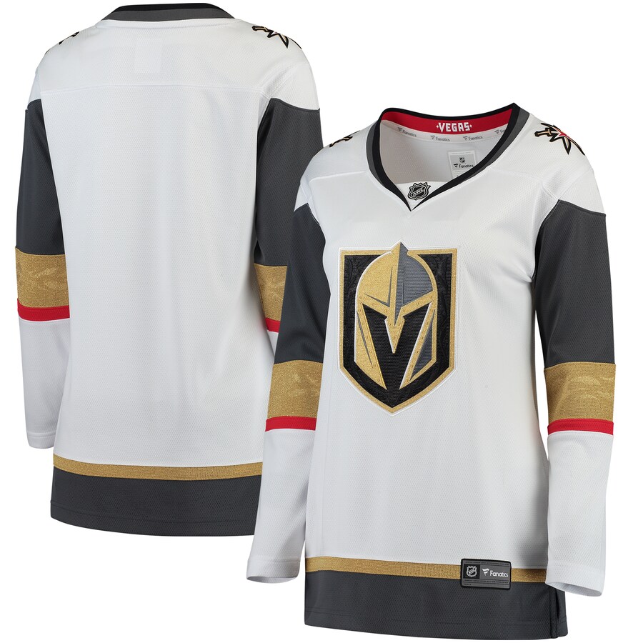 Women's Vegas Golden Knights Fanatics Branded White Away Breakaway Jersey - Puhuasuan