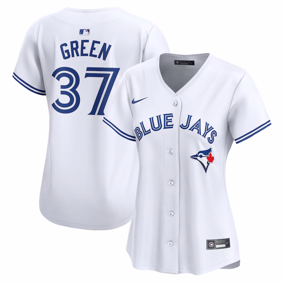 Women's Toronto Blue Jays Chad Green Nike White Home Limited Player Jersey - Puhuasuan