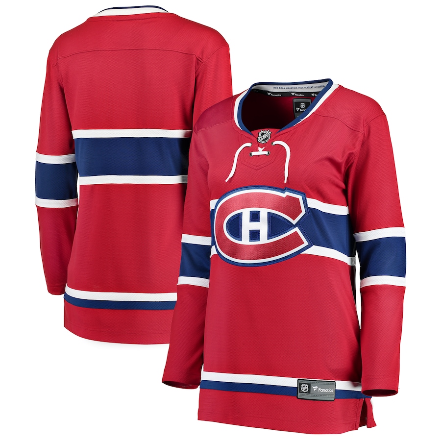 Women's Montreal Canadiens Fanatics Red Breakaway Home Jersey - Puhuasuan