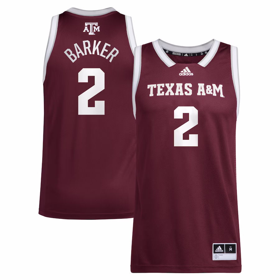 Janiah Barker Texas A&M Aggies adidas Unisex NIL Women's Basketball Jersey - Maroon - Puhuasuan
