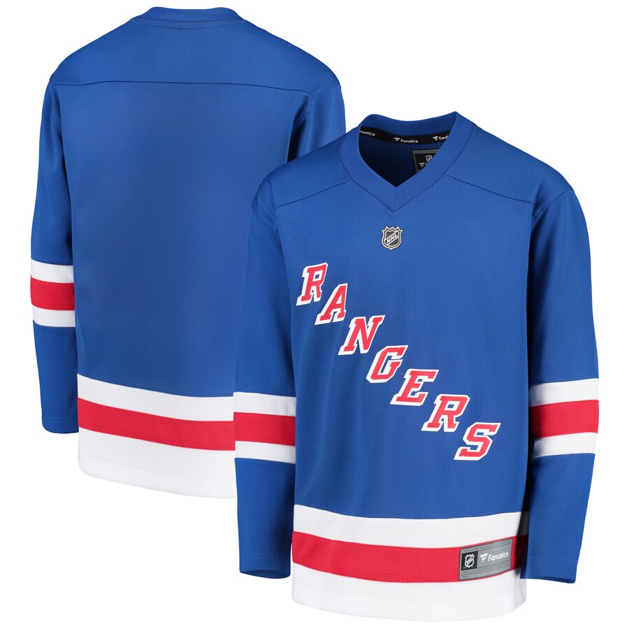 Youth New York Rangers Fanatics Branded Royal Home Replica Blank Jersey - Puhuasuan