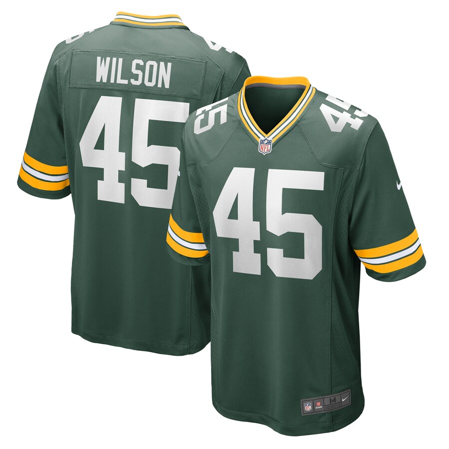 Men's Green Bay Packers Eric Wilson Nike Green Home Game Player Jersey - Puhuasuan
