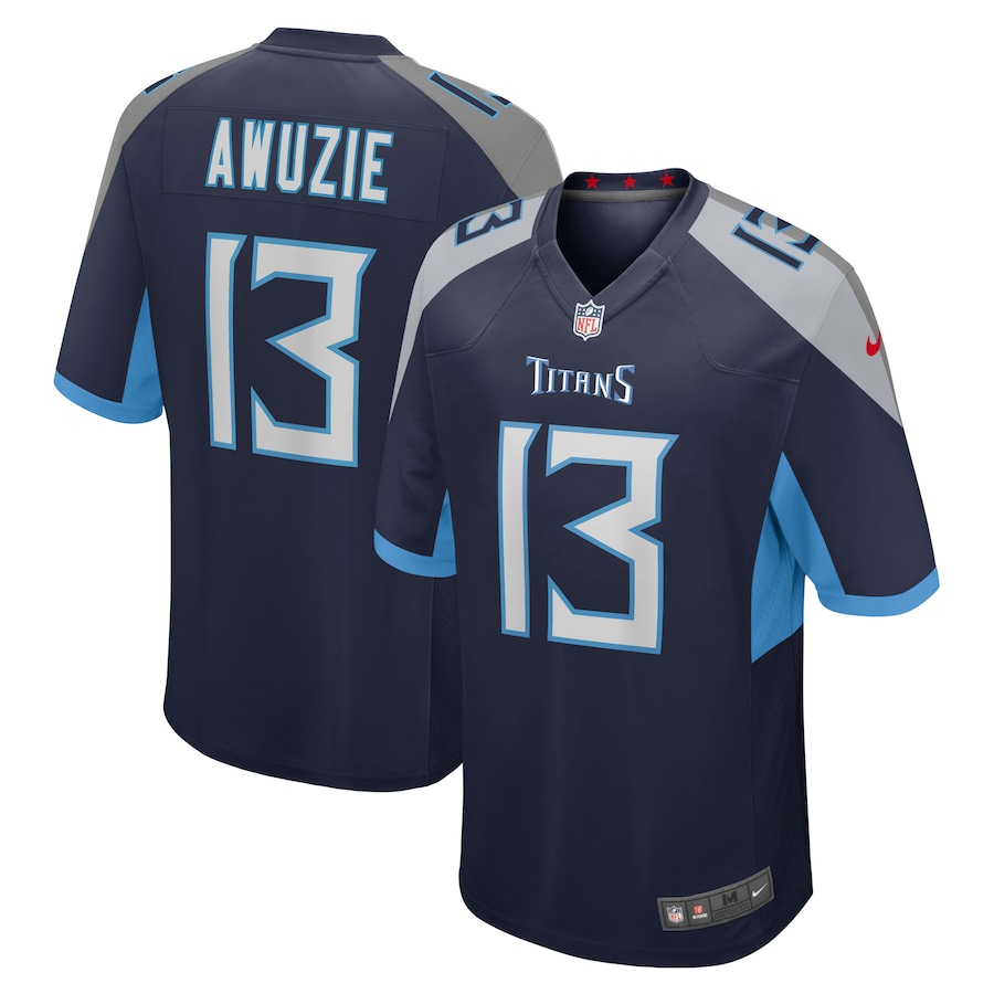 Men's Tennessee Titans Chidobe Awuzie Nike Navy Game Jersey - Puhuasuan