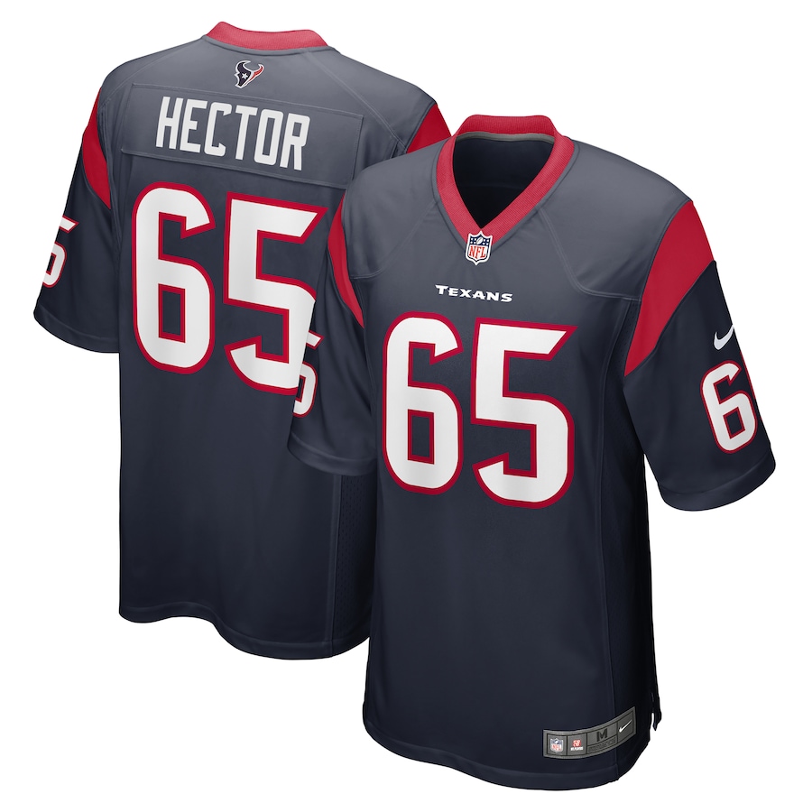 Men's Houston Texans Bruce Hector Nike Navy Game Jersey - Puhuasuan