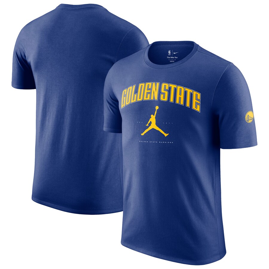 Unisex Golden State Warriors Jordan Brand Royal Essential Cities T-Shirt - Puhuasuan