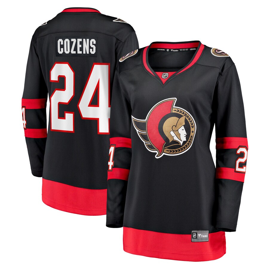 Women's Ottawa Senators Dylan Cozens Fanatics Black Home Breakaway Player Jersey - Puhuasuan
