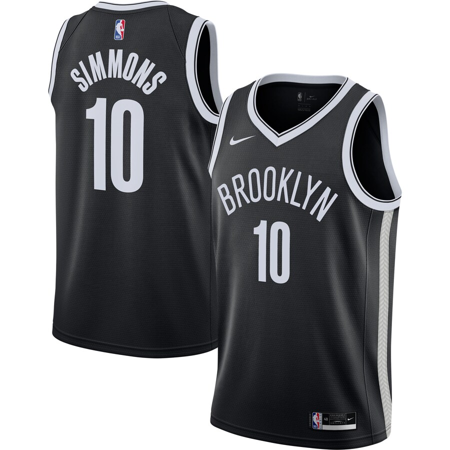 Brooklyn Nets Ben Simmons Nike Black 2021/22 Swingman Jersey - Icon Edition - Puhuasuan