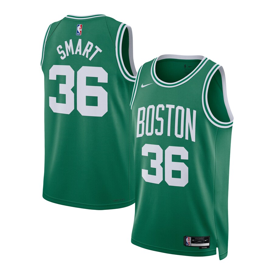 Unisex Boston Celtics Marcus Smart Nike Kelly Green Swingman Jersey - Icon Edition - Puhuasuan