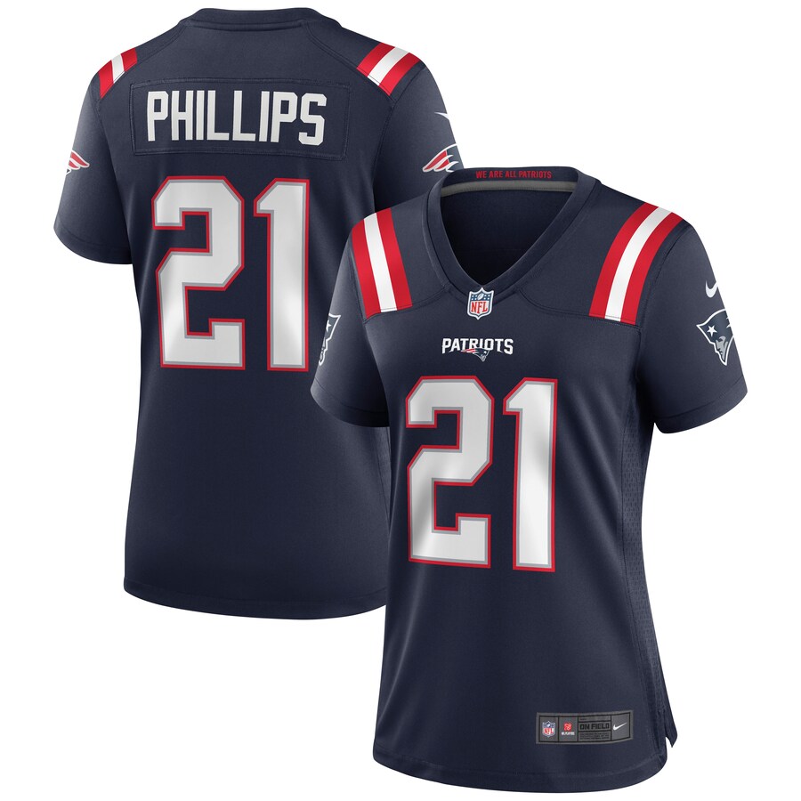 Women's New England Patriots Adrian Phillips Nike Navy Game Jersey - Puhuasuan