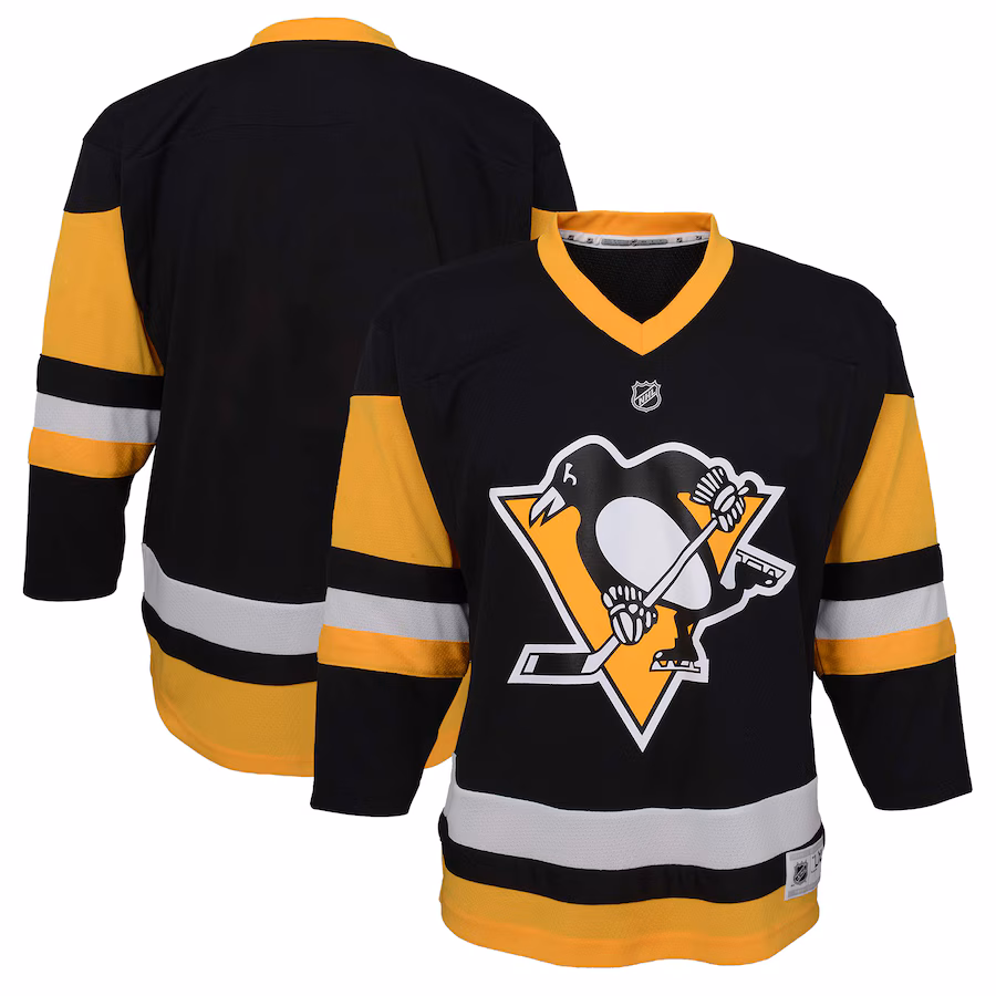Youth Pittsburgh Penguins Black Home Replica Jersey - Puhuasuan