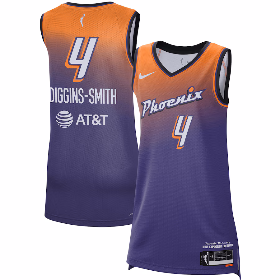Women's Phoenix Mercury Skylar Diggins-Smith Nike Purple 2021 Explorer Edition Victory Player Jersey - Puhuasuan