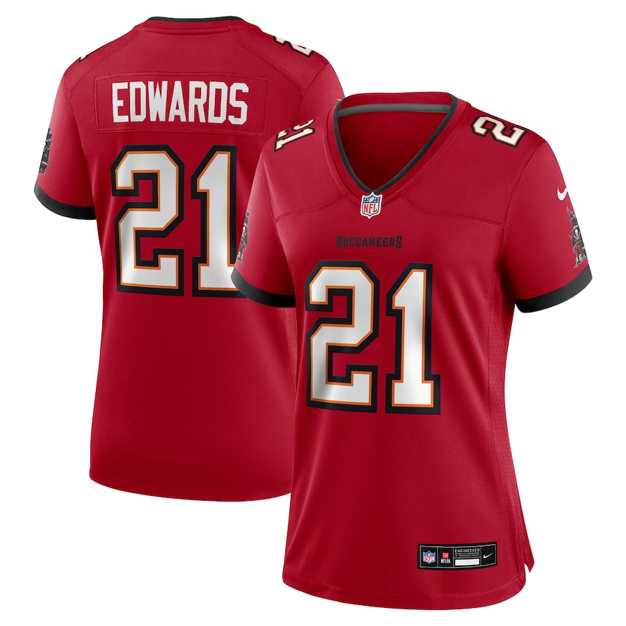 Women's Tampa Bay Buccaneers Mike Edwards Nike Red Game Jersey - Puhuasuan