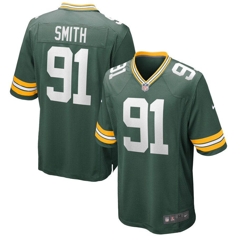 Men's Green Bay Packers Preston Smith Nike Green Game Jersey - Puhuasuan
