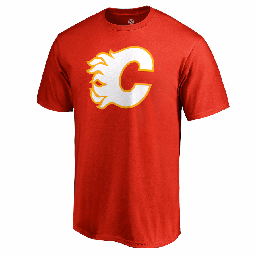 Men's Calgary Flames Red Team Alternate T-Shirt - Puhuasuan