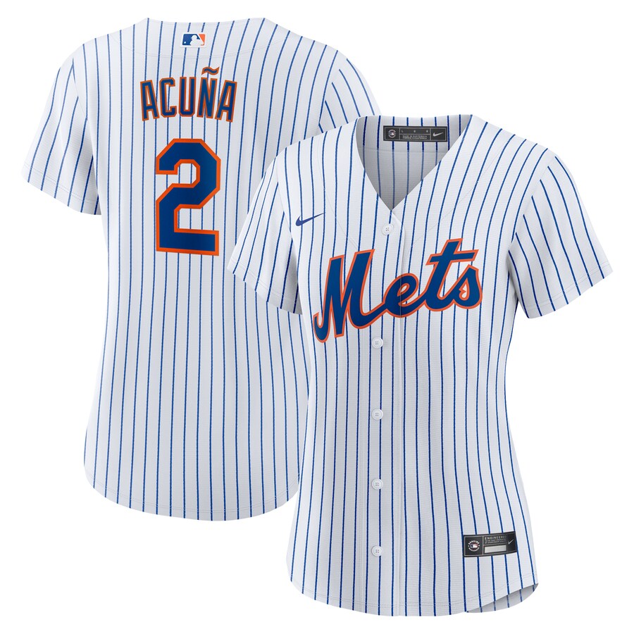 Women's New York Mets Luisangel Acuña Nike White Home Replica Player Jersey - Puhuasuan