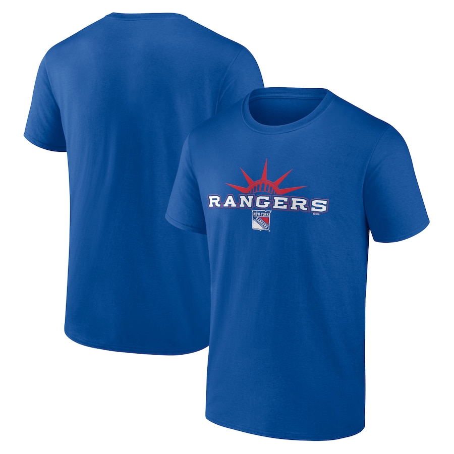Men's New York Rangers Blue T-Shirt - Puhuasuan