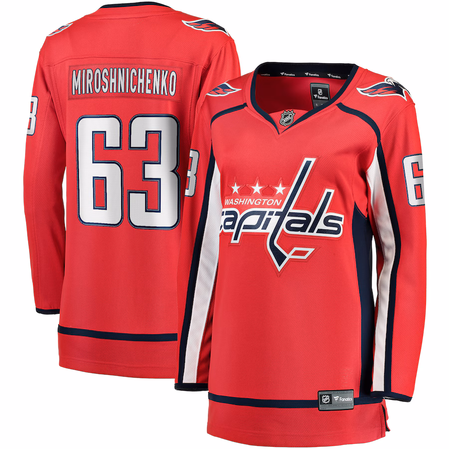 Women's Washington Capitals Ivan Miroshnichenko Fanatics Red Home Premier Breakaway Player Jersey - Puhuasuan