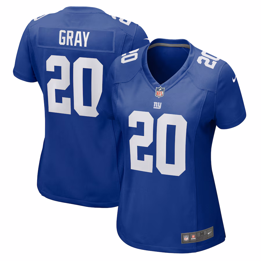 Women's New York Giants Eric Gray Nike Royal Game Jersey - Puhuasuan