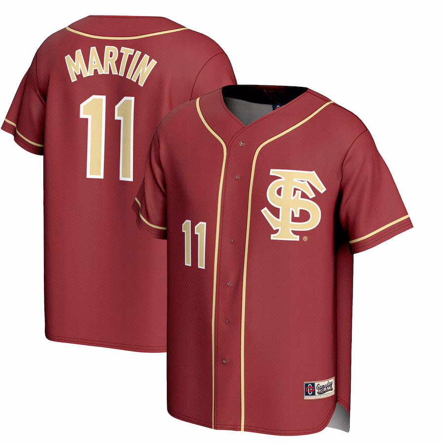 Unisex GameDay Greats Mike Martin Garnet Florida State Seminoles Lightweight Baseball Jersey - Puhuasuan