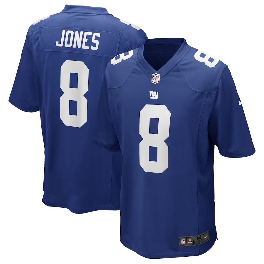 Men's New York Giants Daniel Jones Nike Royal Game Player Jersey - Puhuasuan