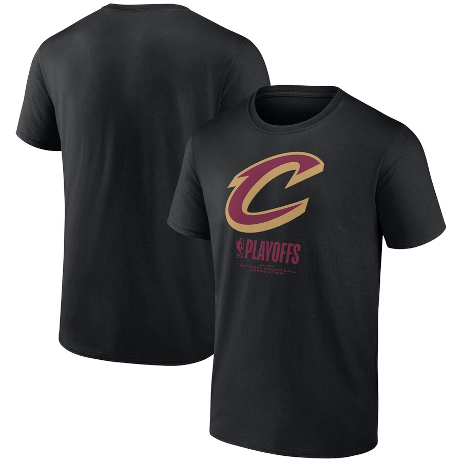 Men's  Cleveland Cavaliers Black 2025 NBA Playoffs Alley Oop T-Shirt - Puhuasuan
