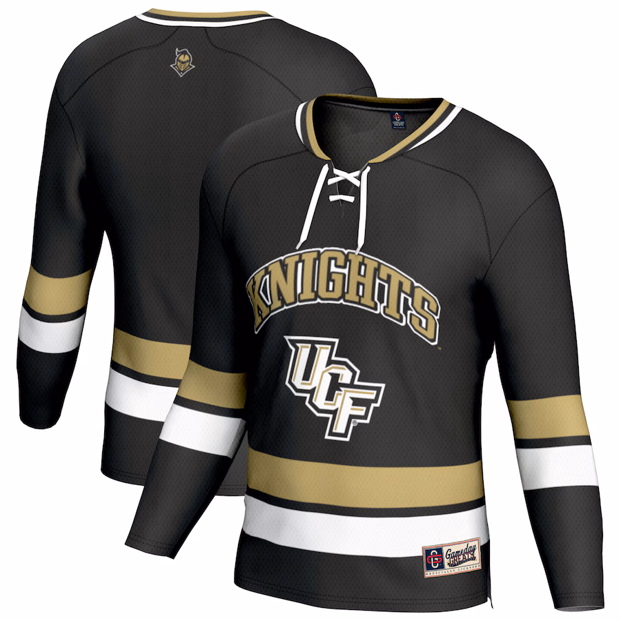 Youth GameDay Greats Black UCF Knights Spirit Hockey Jersey - Puhuasuan