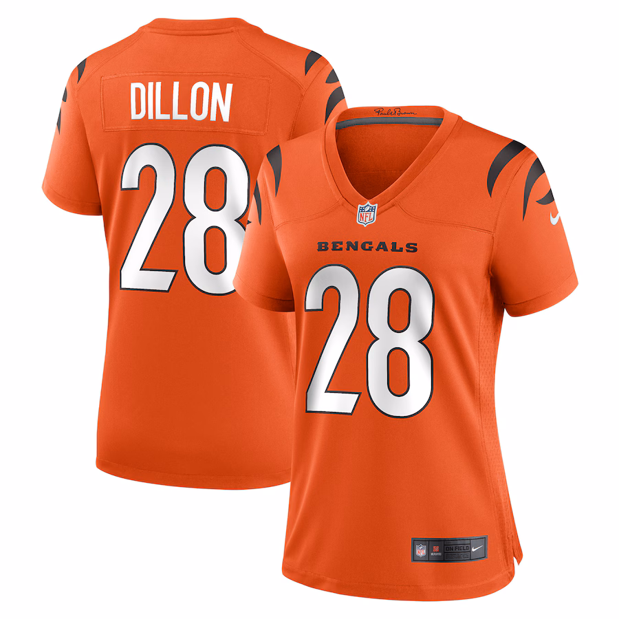 Women's Cincinnati Bengals Corey Dillon Nike Orange Retired Game Jersey - Puhuasuan