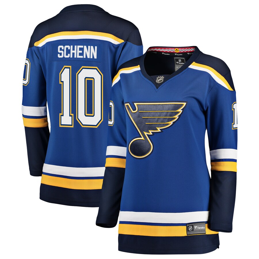 Women's St. Louis Blues Brayden Schenn Fanatics Branded Blue Breakaway Player Jersey - Puhuasuan