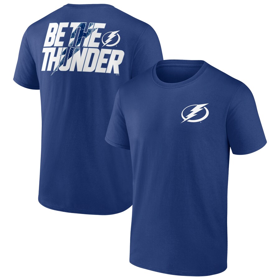 Men's Tampa Bay Lightning Blue Bring It T-Shirt - Puhuasuan