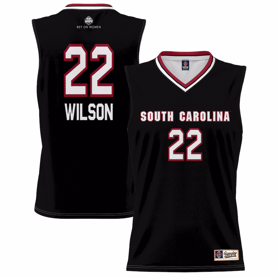A'ja Wilson South Carolina Gamecocks GameDay Greats Youth Lightweight Basketball Alumni Jersey - Black - Puhuasuan