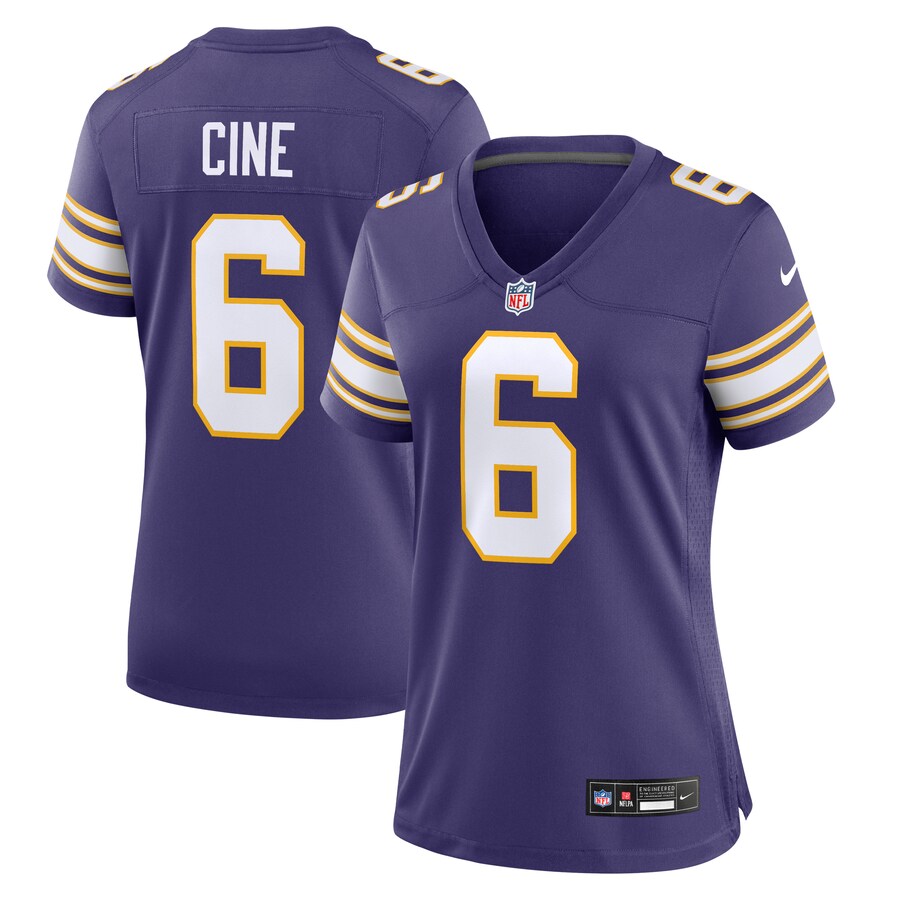 Women's Minnesota Vikings Lewis Cine Nike Purple Classic Player Game Jersey - Puhuasuan