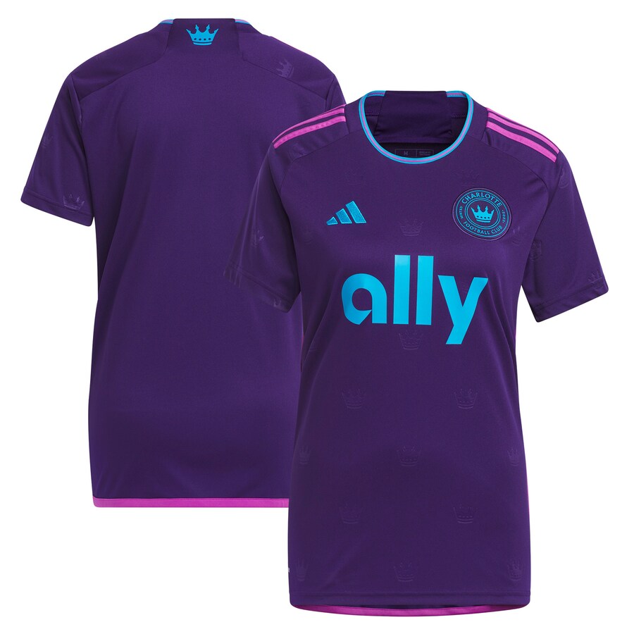 Women's Charlotte FC adidas Purple 2023 Crown Jewel Kit Replica Jersey - Puhuasuan