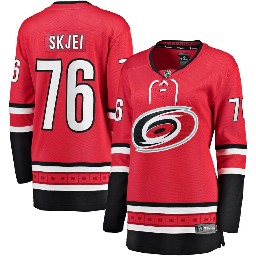 Women's Carolina Hurricanes Brady Skjei Fanatics Branded Red Alternate Breakaway Player Jersey - Puhuasuan