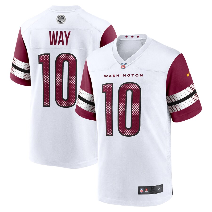 Men's Washington Commanders Tress Way Nike White Game Jersey - Puhuasuan