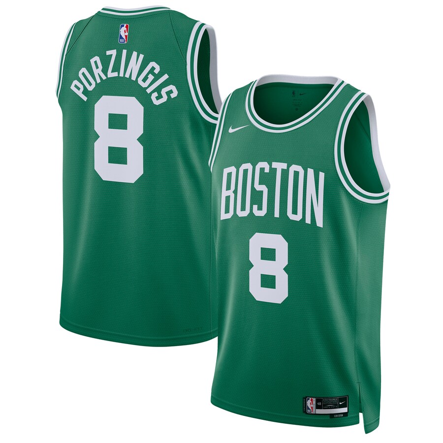 Unisex Boston Celtics Kristaps Porzingis Nike Kelly Green Swingman Jersey - Icon Edition - Puhuasuan