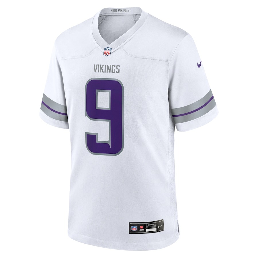 Men's Minnesota Vikings J.J. McCarthy Nike White Alternate Game Player Jersey - Puhuasuan