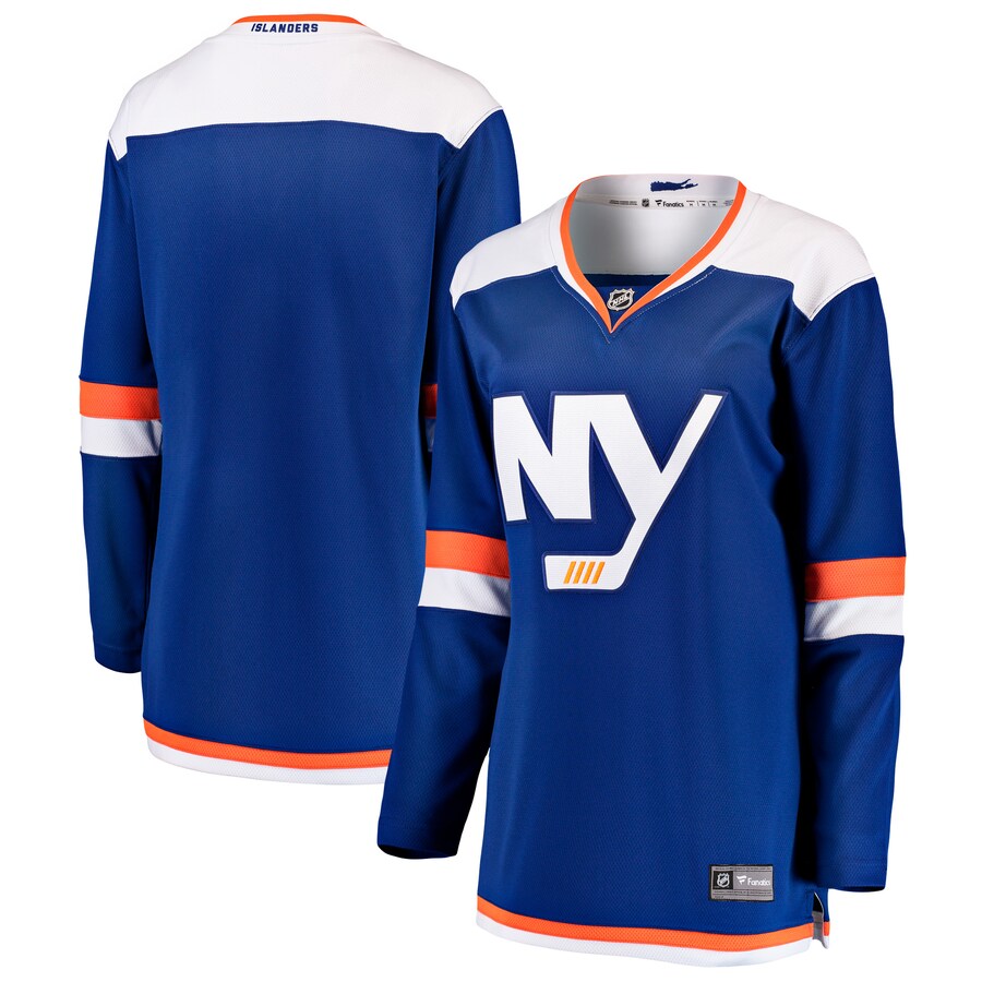 Women's New York Islanders Fanatics Branded Blue Alternate Breakaway Blank Jersey - Puhuasuan
